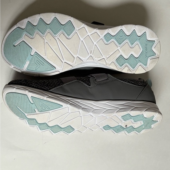 Vionic Gray Sneakers with Adjustable Straps - Picture 7 of 14